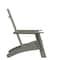 Flash Furniture Gray Modern Dual Slat Back Adirondack Chair JJ-C14509-GY-GG - alternate 9
